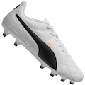Chuteira de Campo Adulto Puma King FG BDP BRANCO