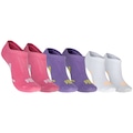 Opção de cor ROSA/BRANCO de Kit de Meias Sapatilha Puma Esportiva com 3 Pares - 34 a 39 - Adulto