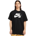 Camiseta Nike SB Tee Logo - Masculina. PRETO