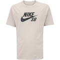 Camiseta Nike SB Tee Logo - Masculina. BEGE
