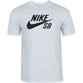 Camiseta Nike SB Tee Logo - Masculina. BRANCO/PRETO