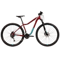 Mountain Bike Caloi Atacama Feminina - Aro 29 - Freio Disco Hidráulico - Câmbios Shimano Altus - 27V VINHO