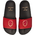 Chinelo Infantil Grendene Rider Marvel Homem de Ferro Full 86 - Slide PRETO/VERMELHO
