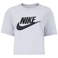 Blusa Cropped Nike Tee Sportswear Essential - Feminina CINZA MESCLA