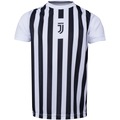 Camiseta Juventus I Fardamento Listras - Infantil BRANCO/PRETO