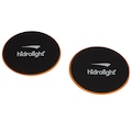 Discos de Exercícios Deslizantes Hidrolight - 17,7cm PRETO/LARANJA