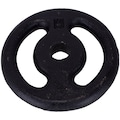 Anilha Ahead Ferro Fundido Pintada - 4 Kg PRETO