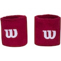 Munhequeira Wilson WRB80 com 2 Unidades - Adulto VERMELHO/BRANCO