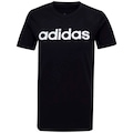 Camiseta adidas Logo Linear - Feminina PRETO/BRANCO