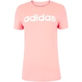 Camiseta adidas Logo Linear - Feminina ROSA
