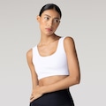 Top Fitness Oxer Bra Básico - Adulto BRANCO/PRATA