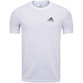 Camiseta adidas D2M Plain - Masculina BRANCO