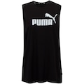 Camiseta Regata Puma Essentials Cut Off Logo Tank - Feminina PRETO