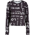 Blusão Vestem Logomania - Feminino PRETO/BRANCO