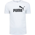Camiseta Puma Manga Curta Essentials Logo Tee - Masculina BRANCO