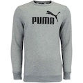 Blusão Puma Essentials Big Logo Crew FI - Masculino CINZA