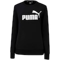 Blusão Puma Feminino Essentials Logo Crew FL PRETO