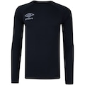 Camisa Umbro Manga Longa Diamond Basic - Masculina PRETO