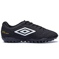 Chuteira Society Umbro Neo Striker TF - Adulto PRETO/BRANCO