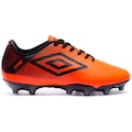 Chuteira de Campo Umbro Game FG - Adulto CORAL/PRETO