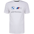 Camiseta Puma Manga Curta BMW MMS Essentials Logo Tee - Masculina BRANCO