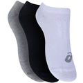 Kit 3 Pares de Meias Invisible Performance Invisível  Casual ASICS Adulto PRETO/BRANCO
