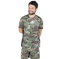 Camiseta adidas Manga Curta Masculina D2M Camuflada VERDE/MARROM