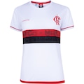 Camiseta do Flamengo Feminina Braziline Approval BRANCO