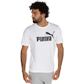 Camiseta Puma Manga Curta Essentials Logo - Masculina BRANCO