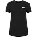 Camiseta Puma Manga Curta Essentials Small Logo - Feminina PRETO