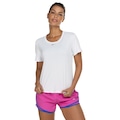 Camiseta Nike Manga Curta Dri-Fit One SS STD - Feminina BRANCO/PRETO