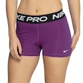Bermuda Nike LFC Sportswear Heritage JG - Feminina ROXO/PRETO