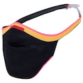 Kit de Máscara de Proteção Fiber Sport com Suporte - 30 Filtros Preto/Amarelo Cla
