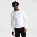 Camiseta Under Armour Manga Longa Heatgear LS - Masculina BRANCO/PRETO