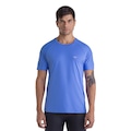 Camiseta Mizuno Manga Curta com Proteção UV FC - Masculina AZUL