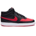 Tênis Nike Court Vision Mid - Masculino PRETO/VERMELHO