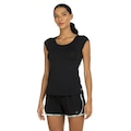 Camiseta Vestem Manga Curta Run The World - Feminina PRETO/BRANCO