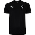 Camiseta do Neymar Jr Puma Manga Curta Teamliga Jersey - Masculina PRETO/BRANCO