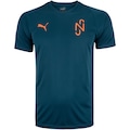 Camiseta do Neymar Jr Puma Manga Curta Teamliga Jersey - Masculina AZUL ESC/ROSA