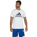 Camiseta adidas Manga Curta Logo - Masculina BRANCO