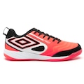 Chuteira Futsal Adulto Umbro Pro 5 Bump CORAL/BRANCO