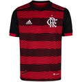 Camisa do Flamengo adidas I - Infantil VERMELHO/PRETO