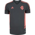 Camisa do Internacional adidas Treino Comissão - Masculino CINZA ESCURO