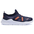 Tênis para Bebê Puma Wired Run Slip-On AZUL ESC/LARANJA