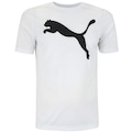 Camiseta Puma Manga Curta Active Big Logo - Masculina BRANCO