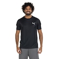 Camiseta Puma Manga Curta Active Small Logo - Masculina PRETO