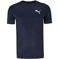 Camiseta Puma Manga Curta Active Small Logo - Masculina AZUL ESCURO