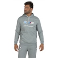 Blusa de Moletom Puma Masculina com Capuz BMW Essentials Fleece CINZA