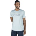 Camiseta Fila Manga Curta Basic Run Print - Masculina CINZA CLARO