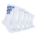 Kit de Meias Nike Everyday Plus Cush Crew - 3 Pares - 39 a 43 BRANCO